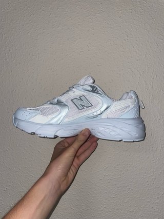 New Balance 530 Blancas Plata