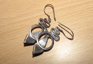 Pendientes Bali plata 925 dragón Basuki Indonesia