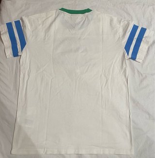 Camiseta Tommy Jeans Blanca Rayas Azules