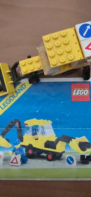 Lego 6686 Excavadora 1987