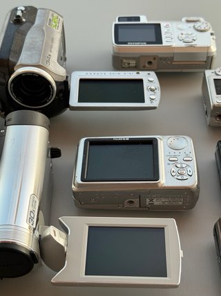 Lote camaras Sony Cybershot JVC Olympus Fujifilm