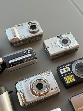 Lote camaras Sony Cybershot JVC Olympus Fujifilm