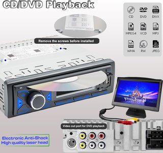 Nueva Radio Coche 1 DIN Bluetooth CD/DVD