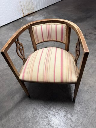 2 Sillones Madera Tapizados