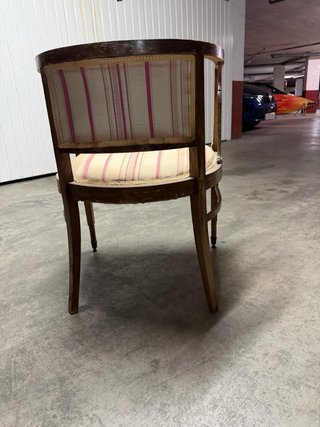 2 Sillones Madera Tapizados