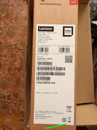 Portátil Lenovo IdeaPad Slim 3 Gris