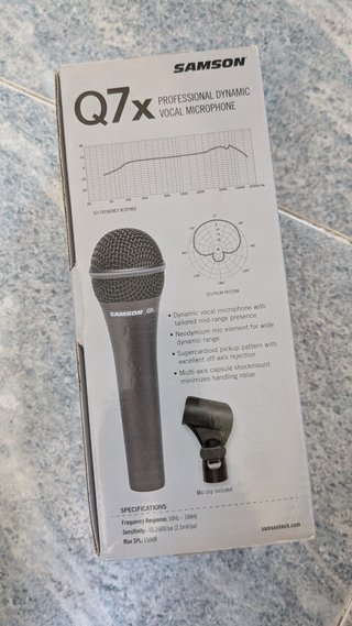 Samson Q7x Micrófono Vocal Dinámico Profesional