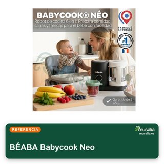 BÉABA Babycook Neo 1250ml negro 6 en 1