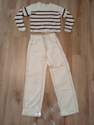 Lote 3 prendas: 2 maglioni e pantalone