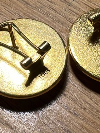 Pendientes TOUS redondos dorados y plateados