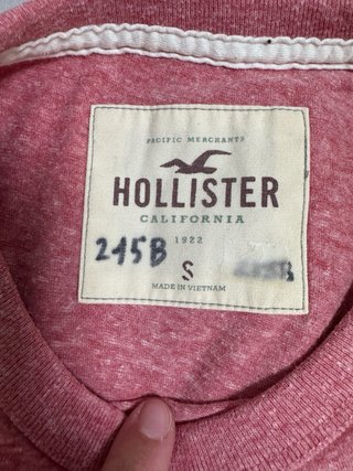 Camiseta Hollister Roja