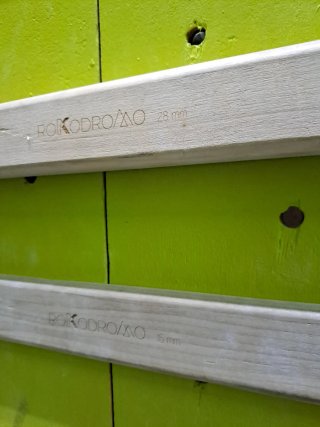 Campus de escalada verde