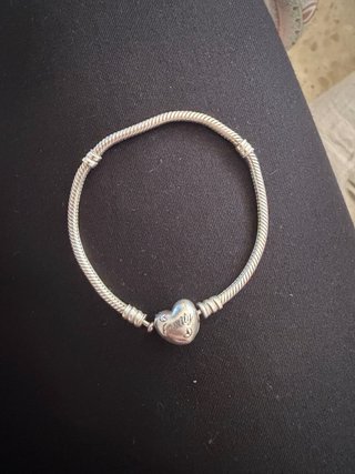Pulsera Pandora Corazón Family Plata
