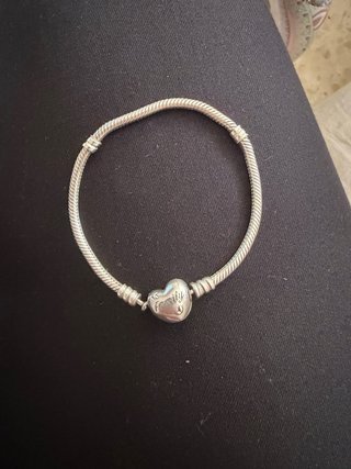 Pulsera Pandora Corazón Family Plata