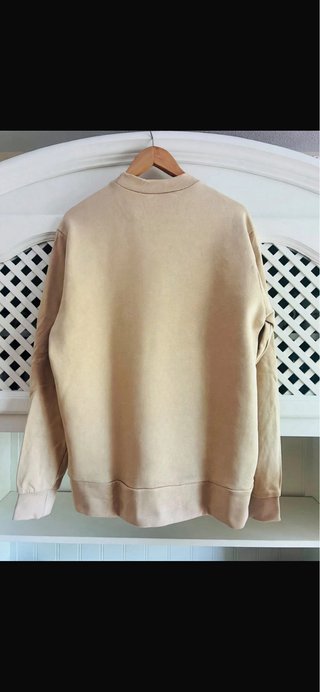 Sudadera Polo Club Beige Cuello Alto