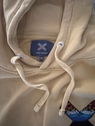 Sudadera Banana Blue Talla XS