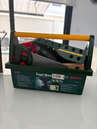 Juego Construcción + Caja Herramientas Bosch