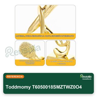 Toddmomy trofeo micrófono dorado niños