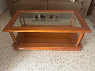 Mueble de salón completo madera maciza