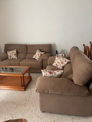 Mueble de salón completo madera maciza