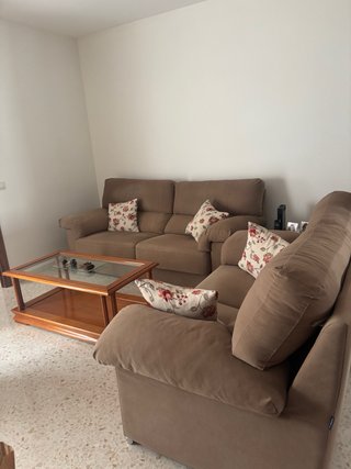 Mueble de salón completo madera maciza