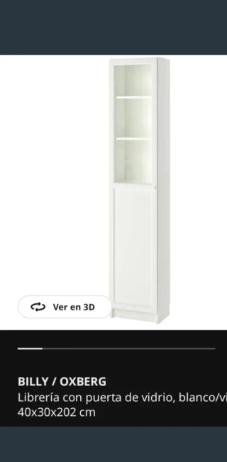 Librería Billy Ikea Blanca