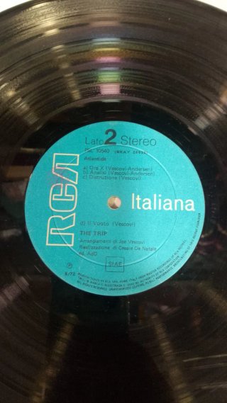 The Trip Atlantide Vinile RCA Italiana