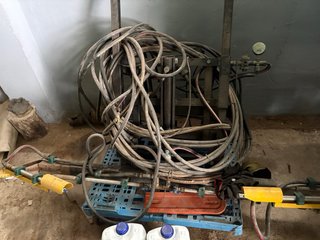 Barra herbicida para fumigación
