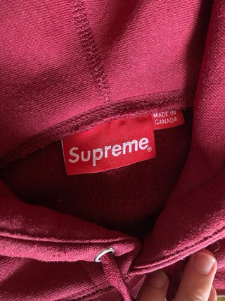 Sudadera Supreme Roja Talla M