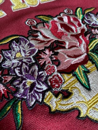 Sudadera Supreme Roja Talla M