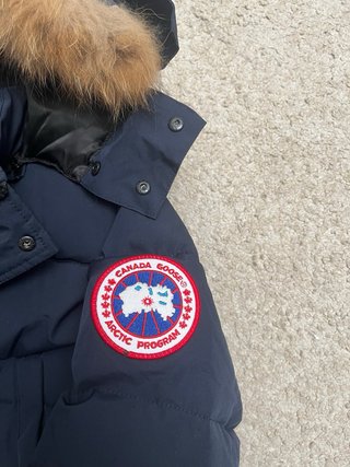 Canada Goose Giubbotto Invernale Blu Taglia S