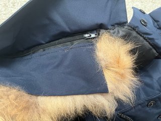 Canada Goose Giubbotto Invernale Blu Taglia S