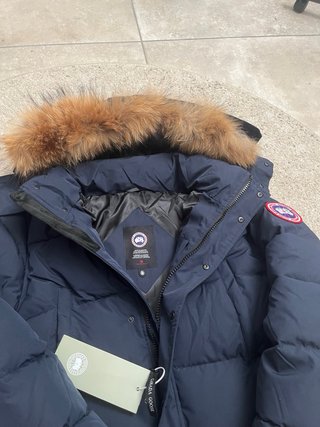 Canada Goose Giubbotto Invernale Blu Taglia S