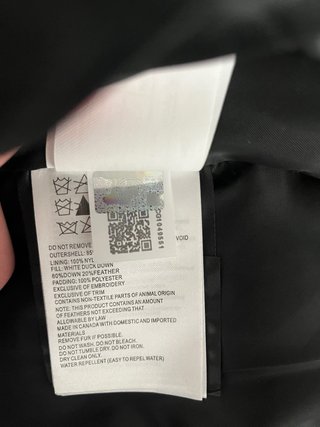 Canada Goose Giubbotto Invernale Blu Taglia S