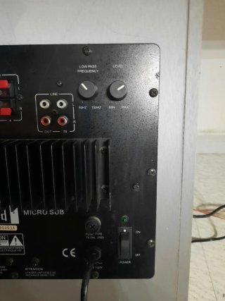 Subwoofer Vieta Activo Micro Sub Gris