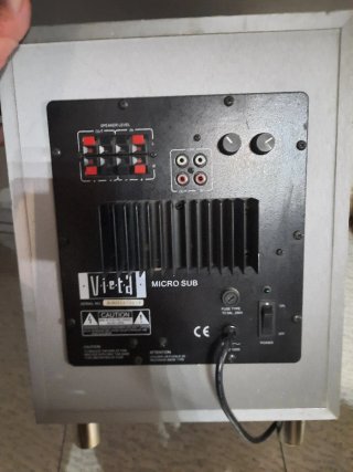 Subwoofer Vieta Activo Micro Sub Gris