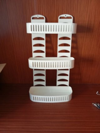 Estantería de plástico para baño