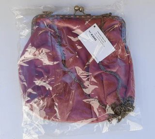 Bolso rosa de terciopelo - NUEVO, A ESTRENAR.