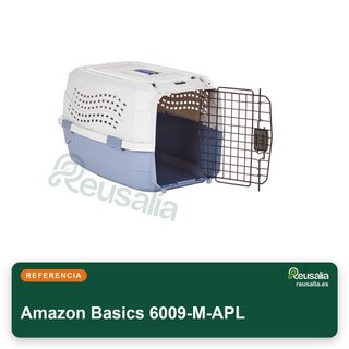 Amazon Basics caseta mascotas 58 cm azul