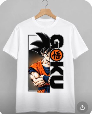 Camiseta Goku Dragon Ball Z, NUEVA XL