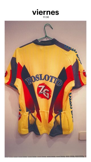 Maillot Ciclismo Bianchi Roslotto Talla XL