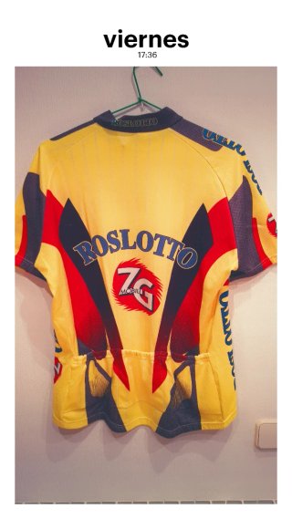 Maillot Ciclismo Bianchi Roslotto Talla XL