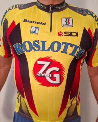 Maillot Ciclismo Bianchi Roslotto Talla XL