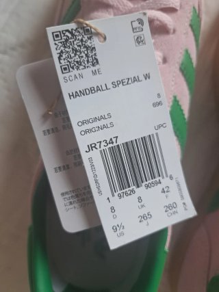 Adidas Handball Spezial W Rosa/Verde Talla 42