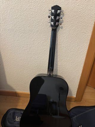 Guitarra Acústica Fender CD-60 BLK Negra + Funda