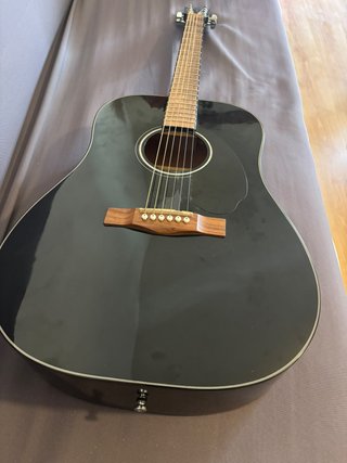 Guitarra Acústica Fender CD-60 BLK Negra + Funda