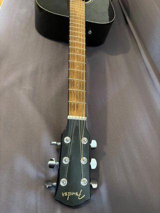 Guitarra Acústica Fender CD-60 BLK Negra + Funda