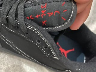 Jordan 1 Retro Low OG SP Travis Scott Black Talla