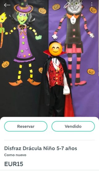 Disfraz Drácula Niño 5-7 años