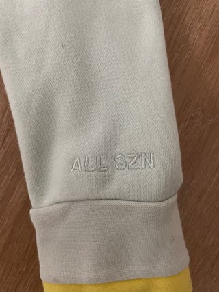 Sudadera Adidas Verde y Amarilla talla L niño